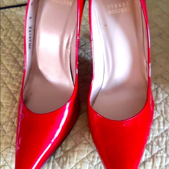 Candy Apple Red 2.5” Heels - Picture 1 of 3